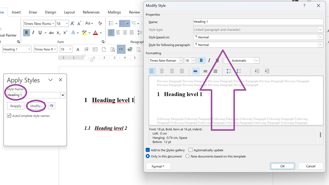 Word multilevel lists don't work right - Microsoft Q&A