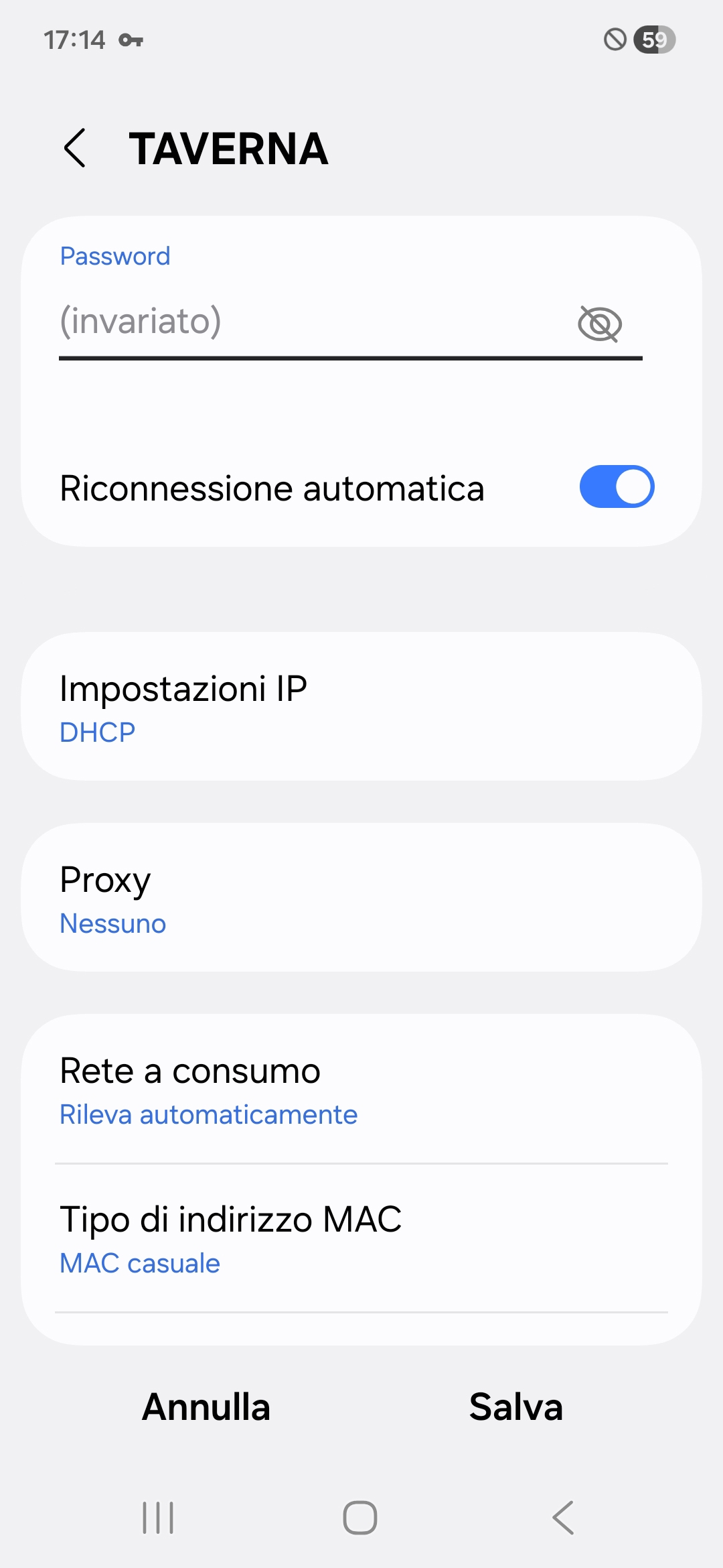 IMPOSTAZIONI