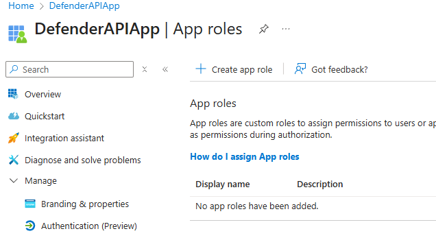app role