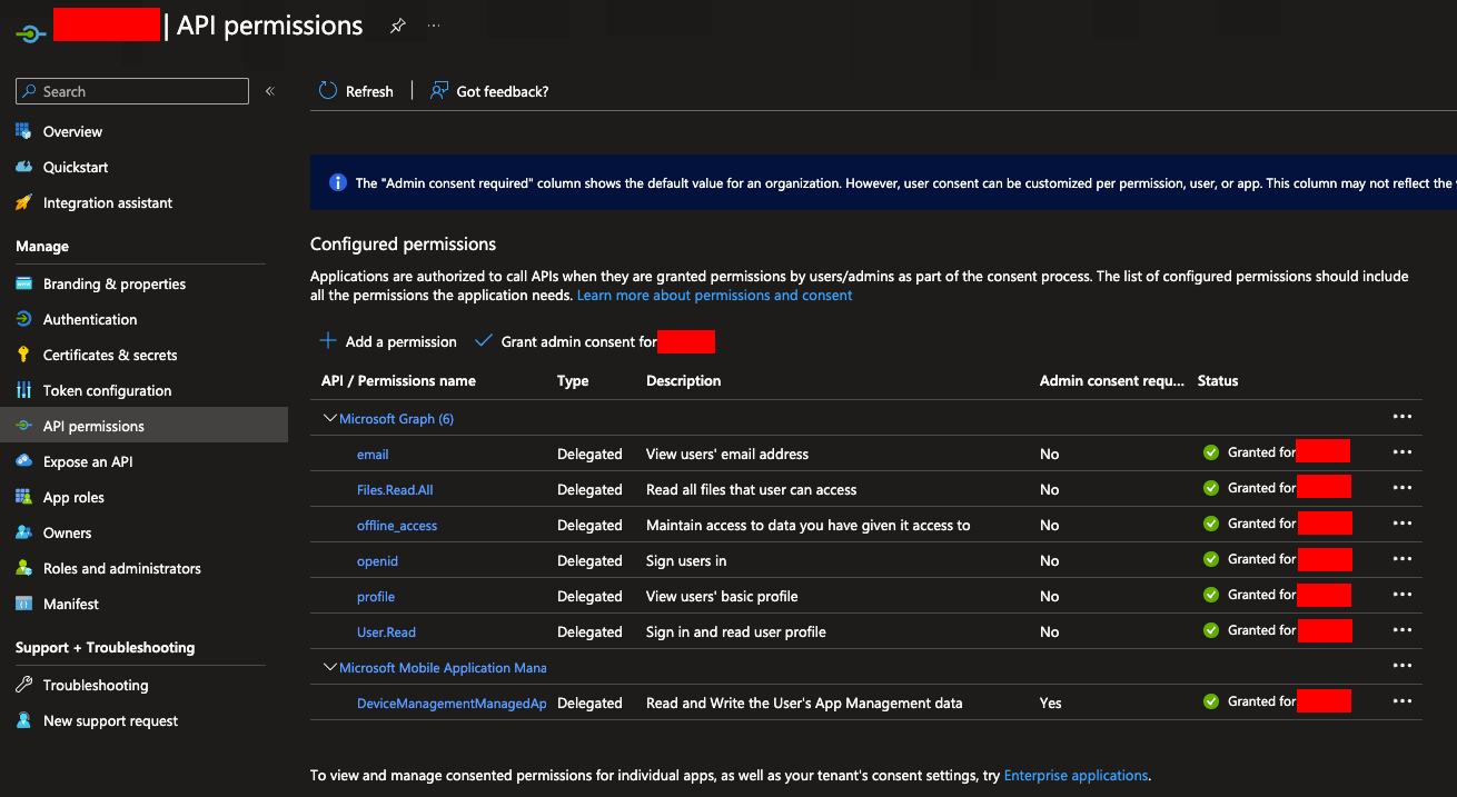 azure-our-permissions