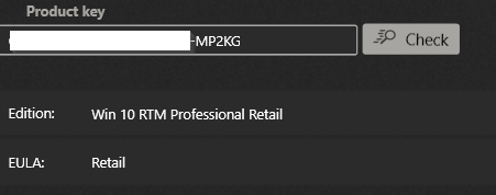 Windows 10 pro product key gone after factory reset - Microsoft Q&A