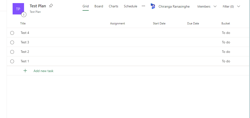 Add Task On Planner - Microsoft Q&A