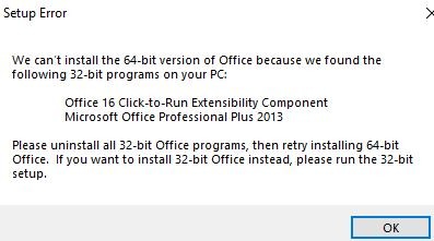 Install Microsoft Office 2016 fails - Microsoft Q&A
