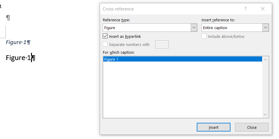 Crossreferences not working in Word - Microsoft Q&A