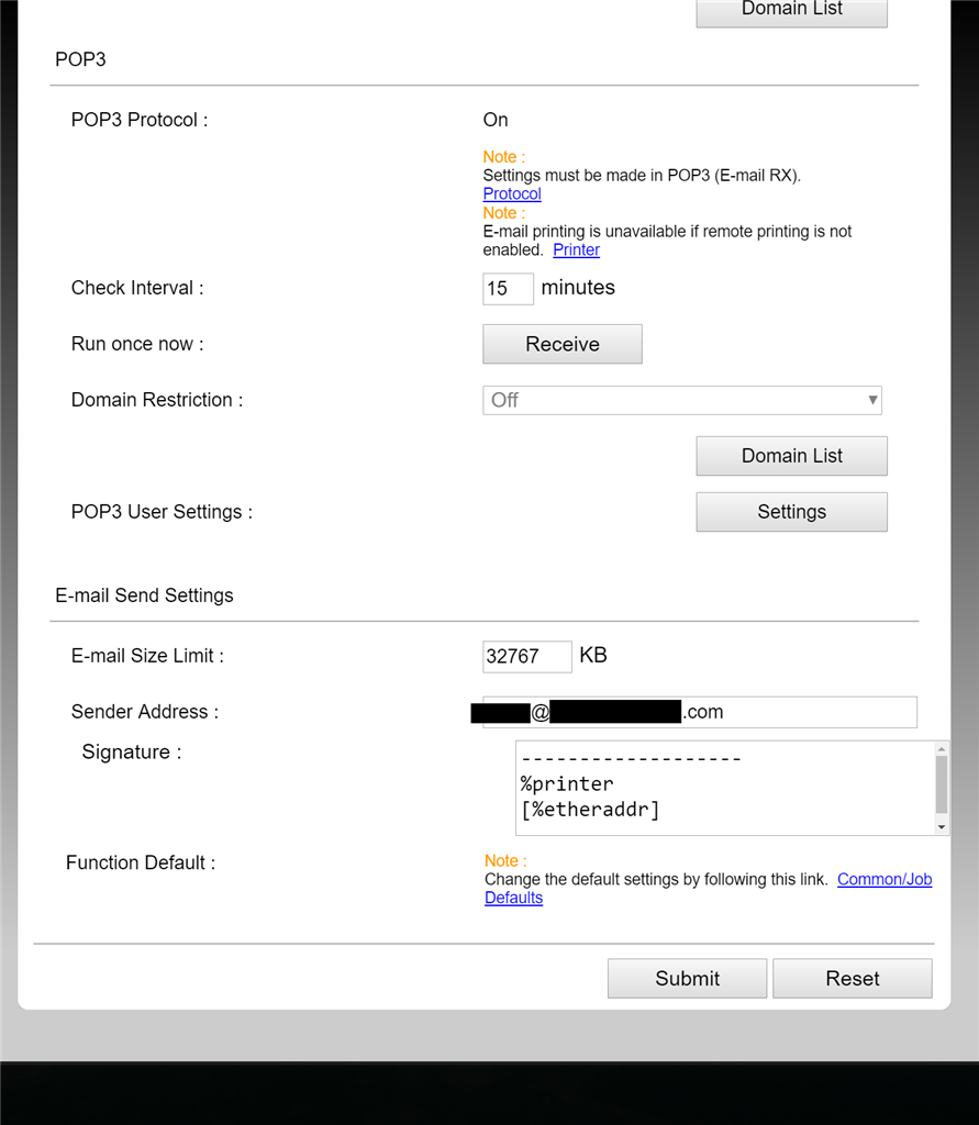 Scan to Email setup not working after Office365 intergration ...