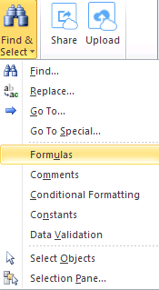 Excel 2016 Mac - Where is 'Find & Select'?