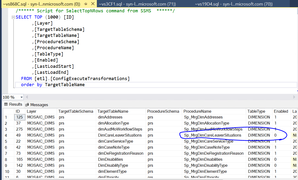 Missing Data from Source Table to DW table. - Microsoft Q&A