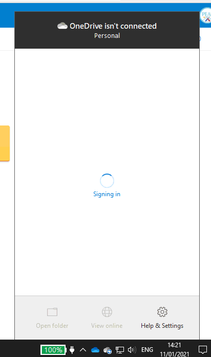 OneDrive unable to sign in after password change - Microsoft Q&A