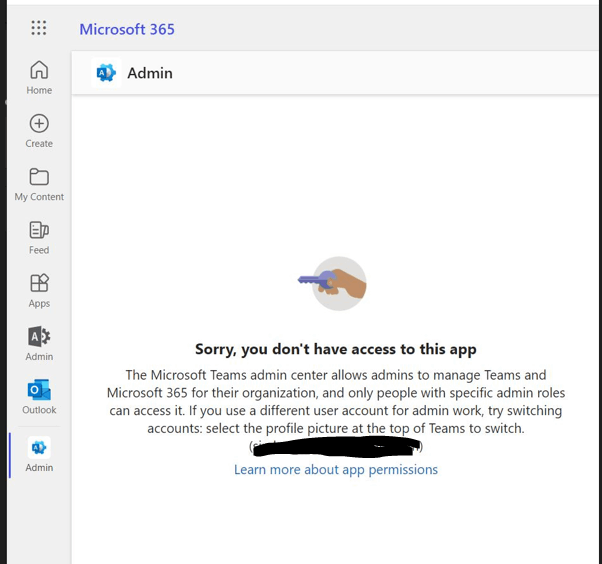 Sorry you don't have access - Microsoft Q&A