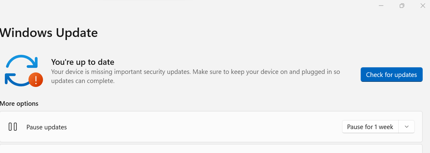 windows update - Microsoft Q&A