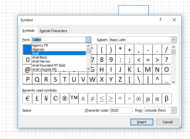 Visio 2016 Symbol Font List Missing - Microsoft Q&A