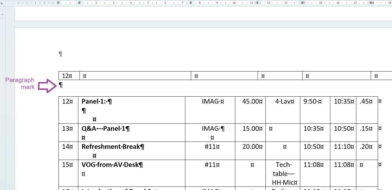 Table issues - Microsoft Q&A