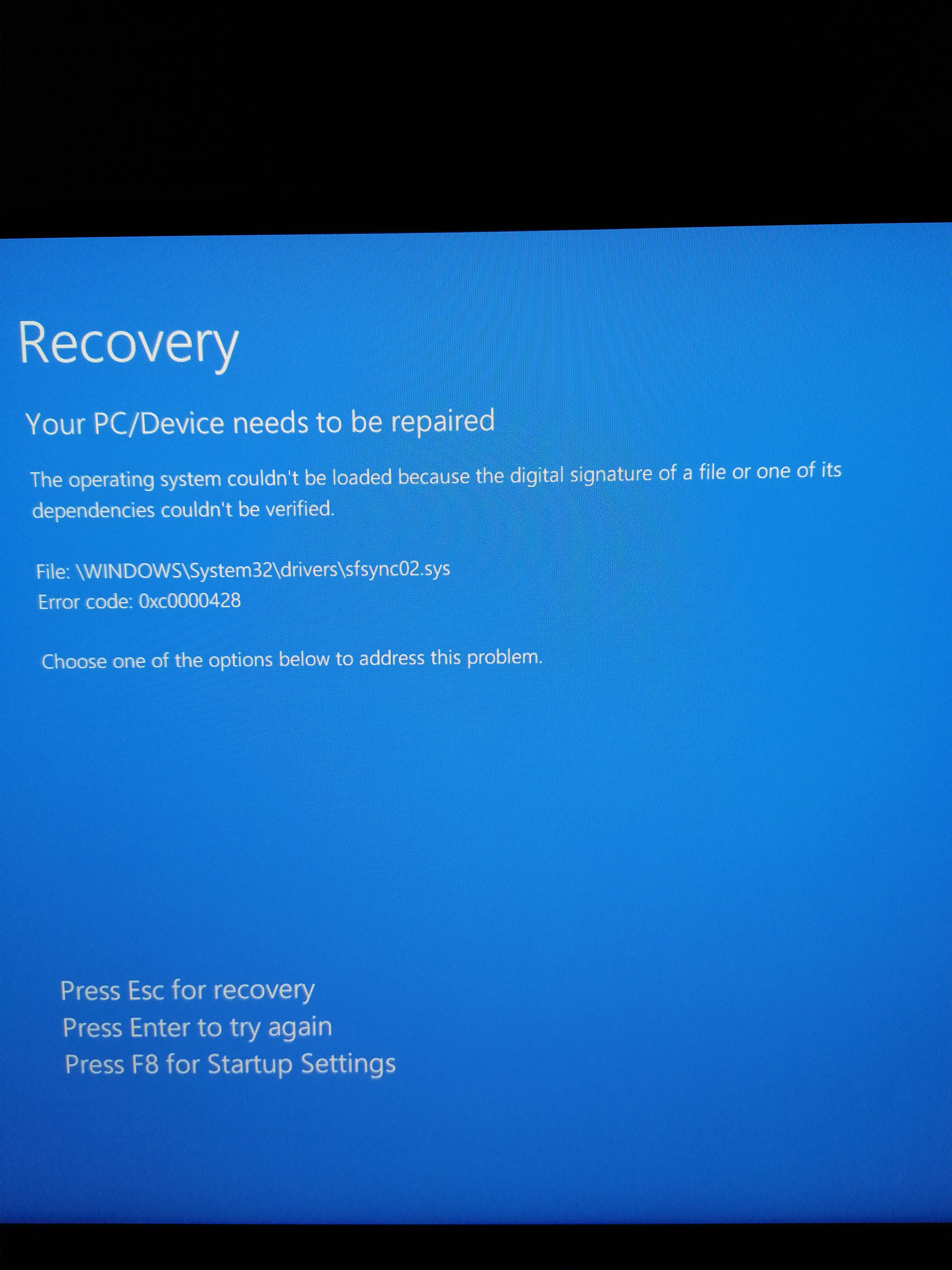 Stuck in Automatic Repair Loop - Microsoft Q&A