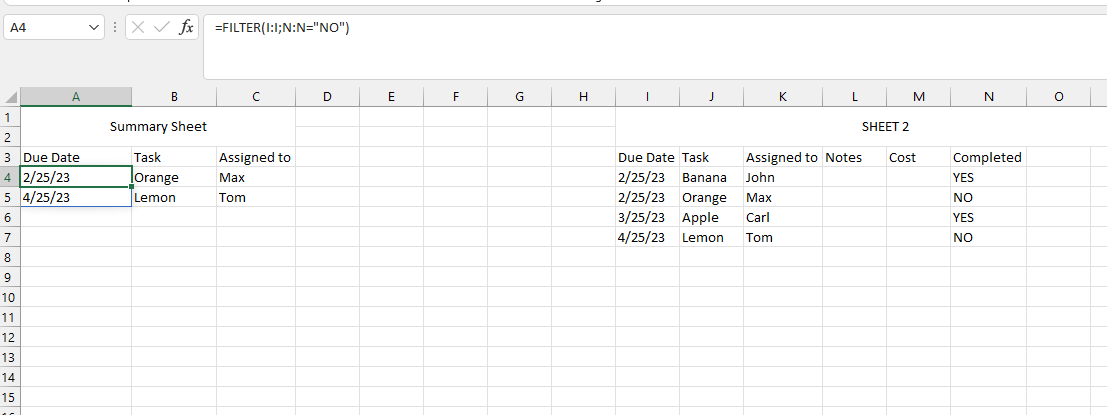 Excel Formula Help - Microsoft Q&A