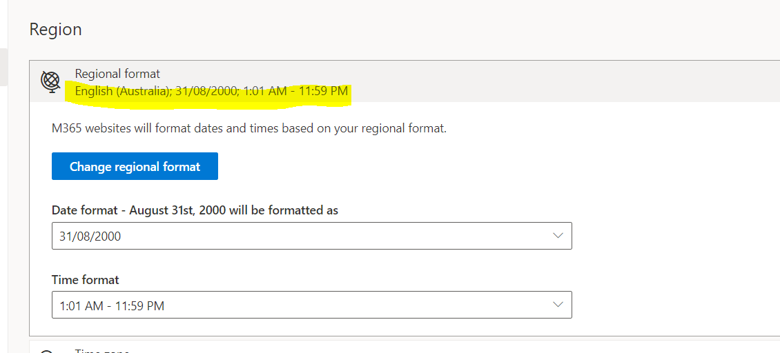How to change the date format for the new Microsoft Lists when all ...