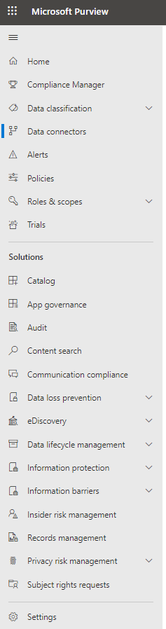 microsoft purview compliance portal reports dashboard