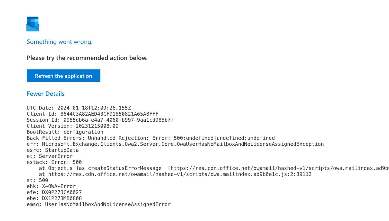 I have error on resetting password - Microsoft Q&A