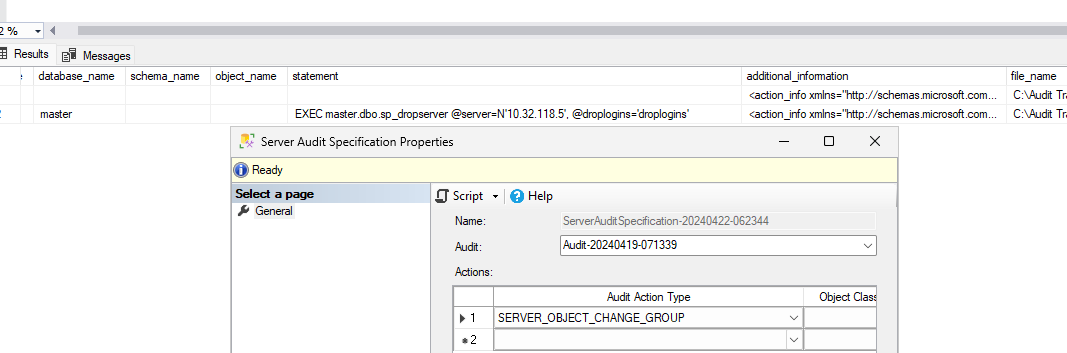 How to audit instance changes and Profiler usage? - Microsoft Q&A
