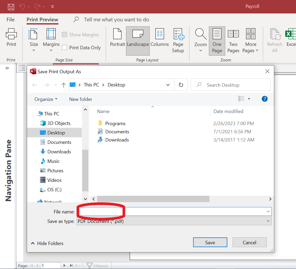 Custom Default File Name for Print Dialog Box - Microsoft Q&A