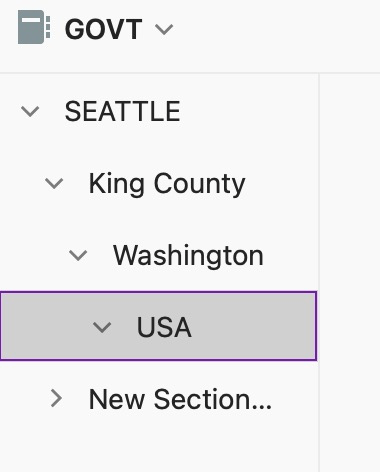 NEW SECTION GROUPS IN ONENOTE ARE SUBSERVIENT TO OTHER - Microsoft Q&A
