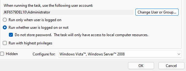 Run Task Scheduler - Microsoft Q&A