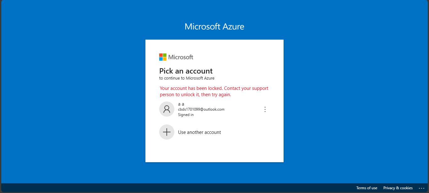 can-t-log-into-microsoft-azure-default-directory-your-account-has