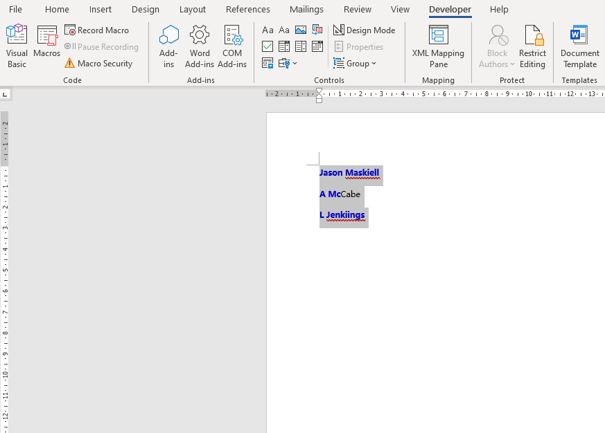 word Does not stop at the end of document - Microsoft Q&A