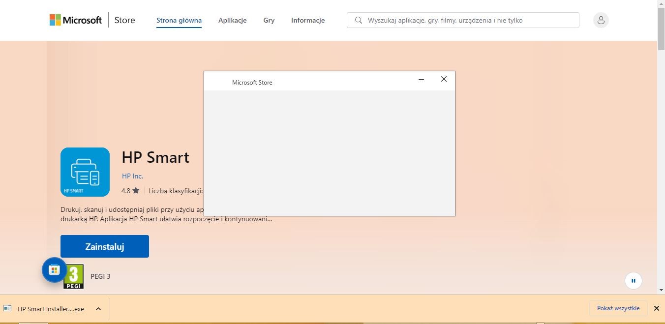 Why after opening the downloaded file is the Microsoft Store window ...