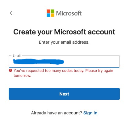 Verify email - code sent to email address that I can't access ...