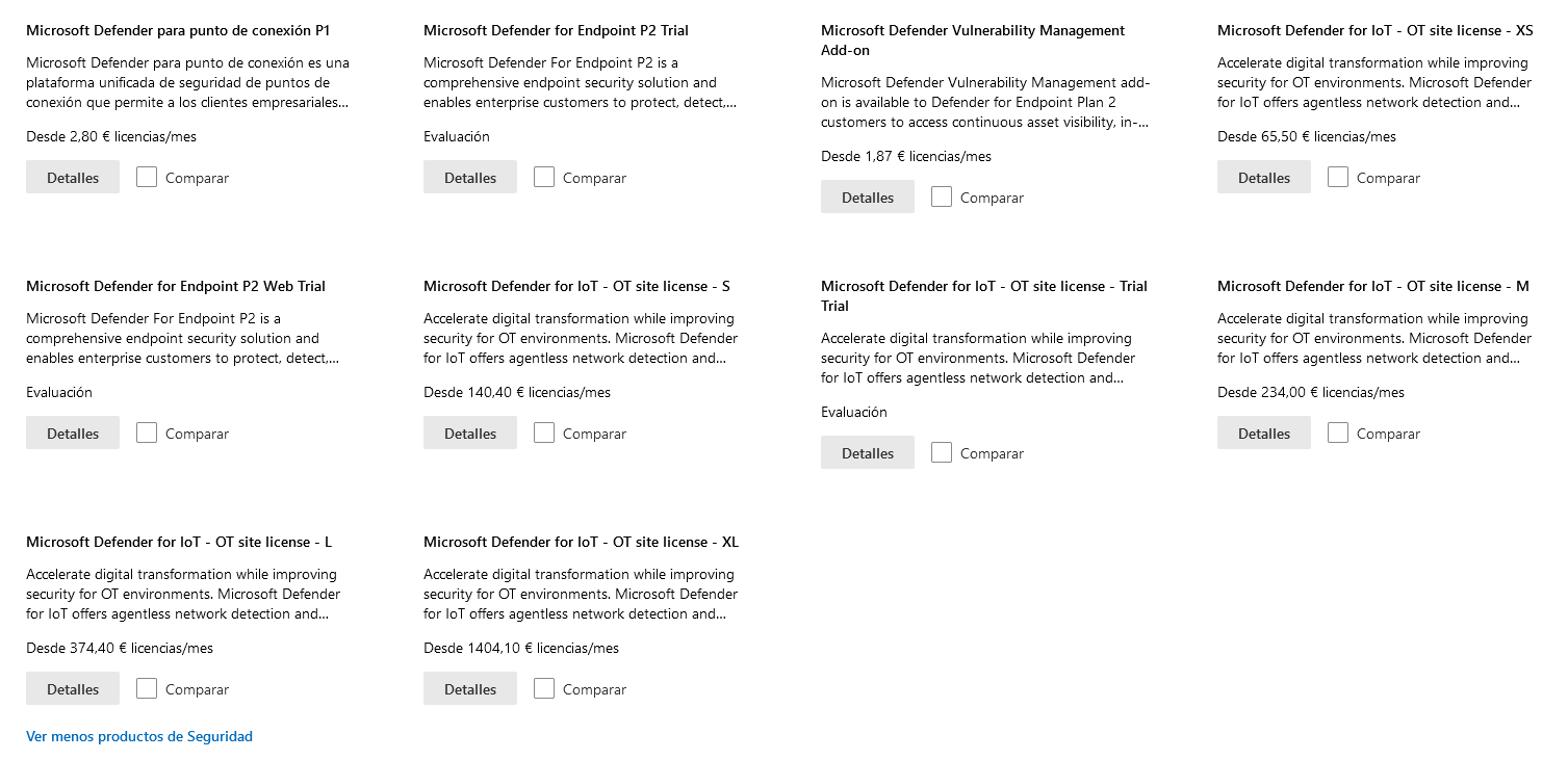 Compra de licencia Defender para Office 365 Plan 1 - Microsoft Q&A