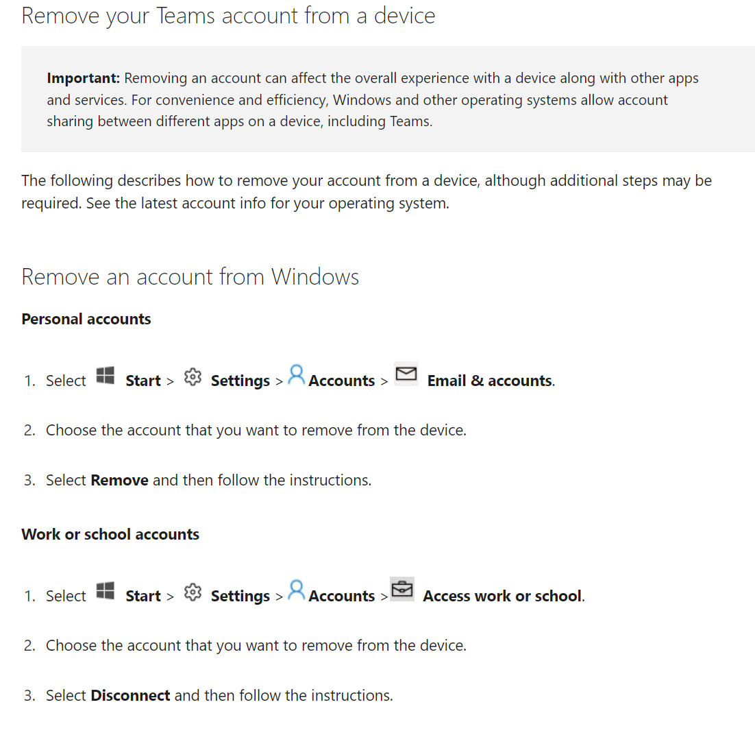 how do i delete my microsoft teams account