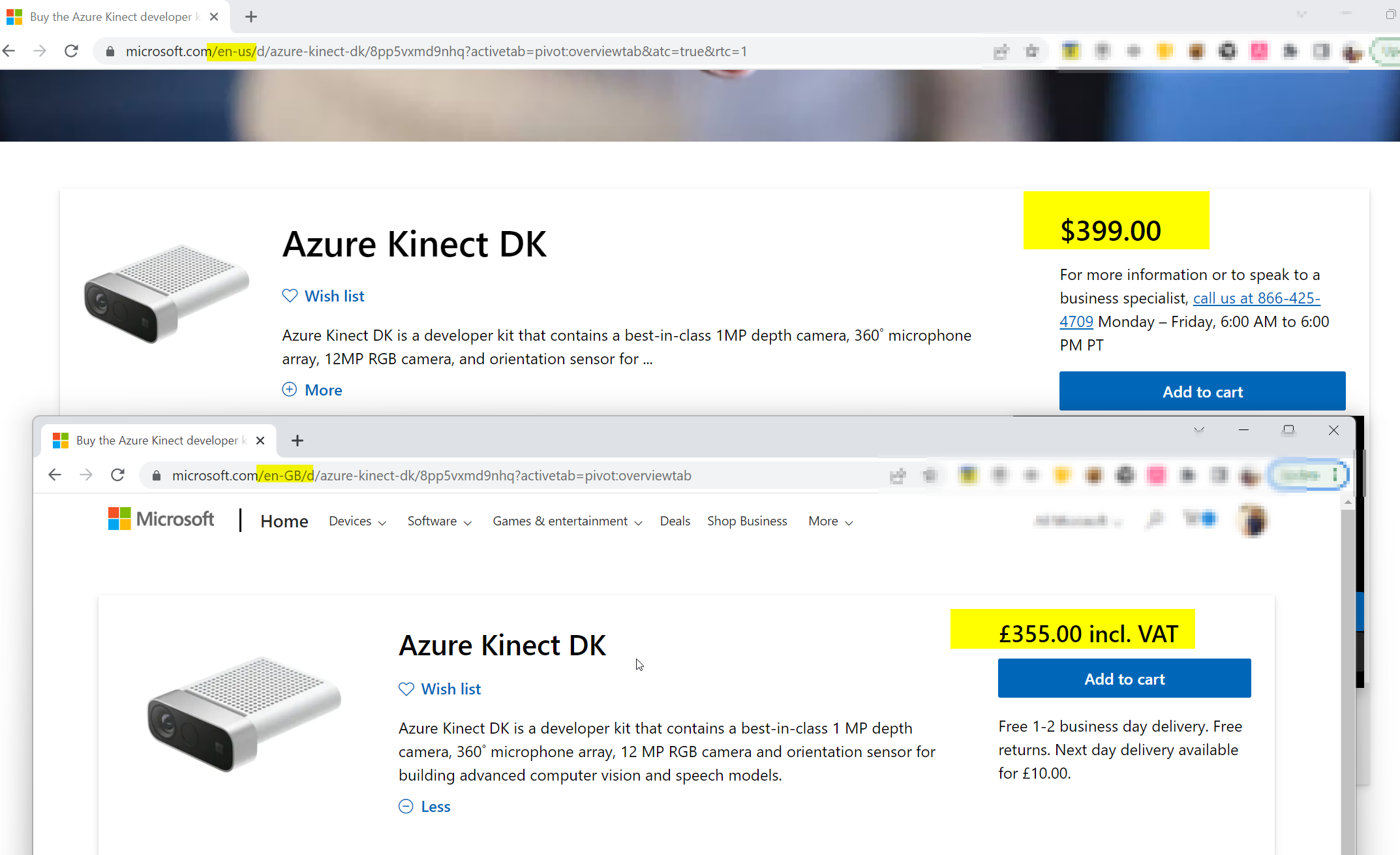 Does edu pricing still exist for Azure Kinect DK in Germany ...