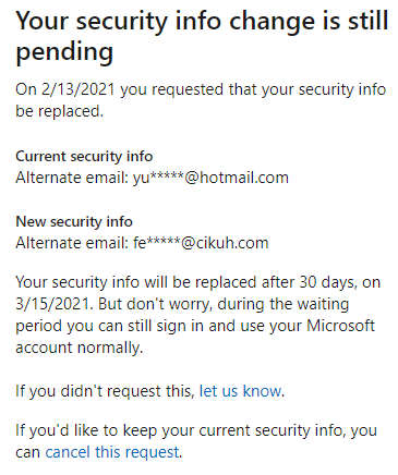 Alternate Email Hacked - Microsoft Q&A