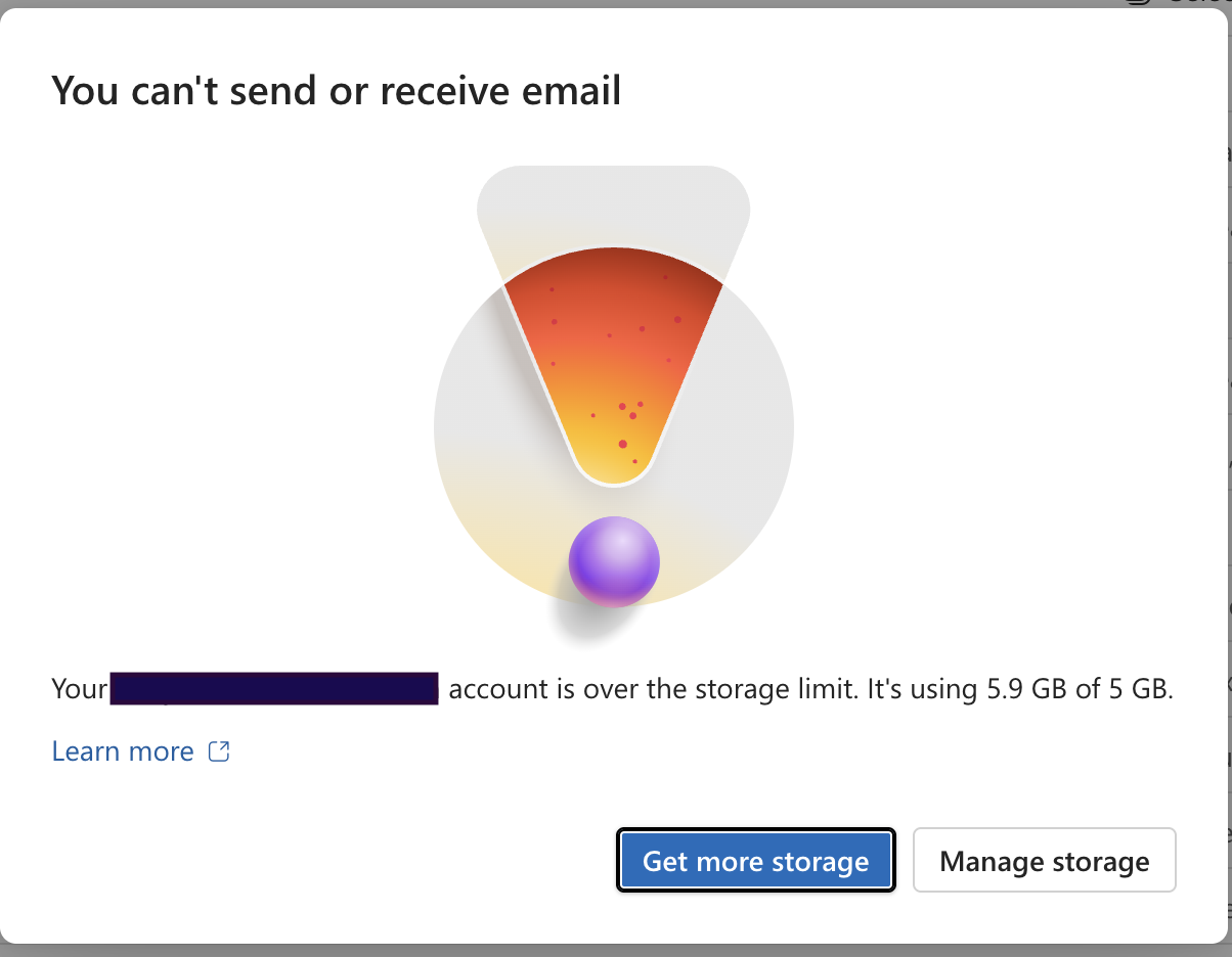 Storage Exceeded is not working correctly - Microsoft Q&A