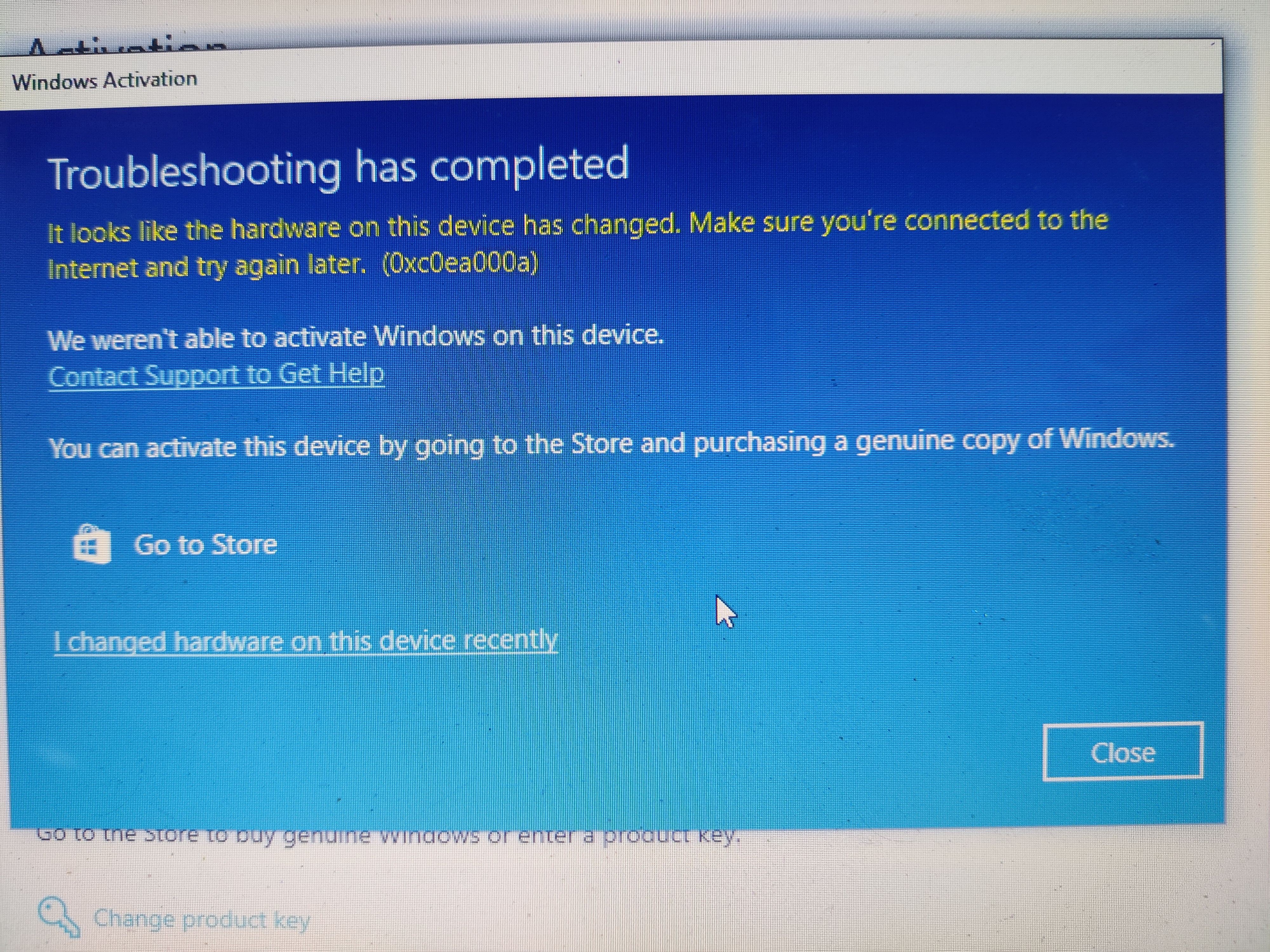 Windows activation problem - Microsoft Q&A
