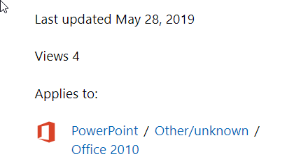 Error message when inserting icons in powerpoint - Microsoft Q&A