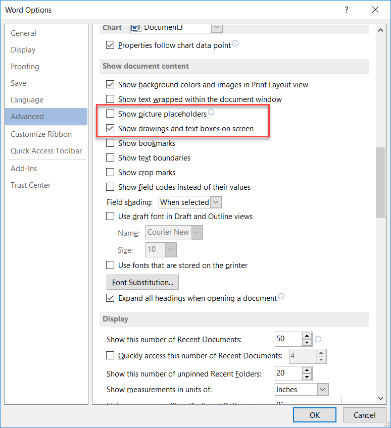 disappearing pictures in WORD - Microsoft Q&A