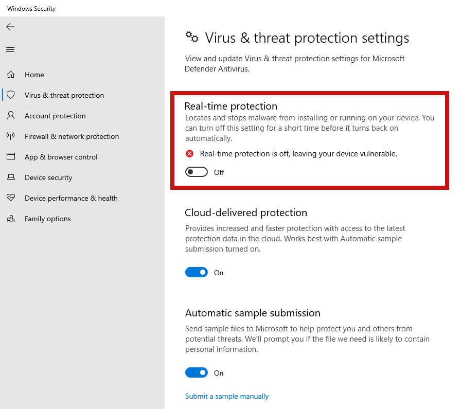 Windows defender is blocking an update to my tax software. - Microsoft Q&A