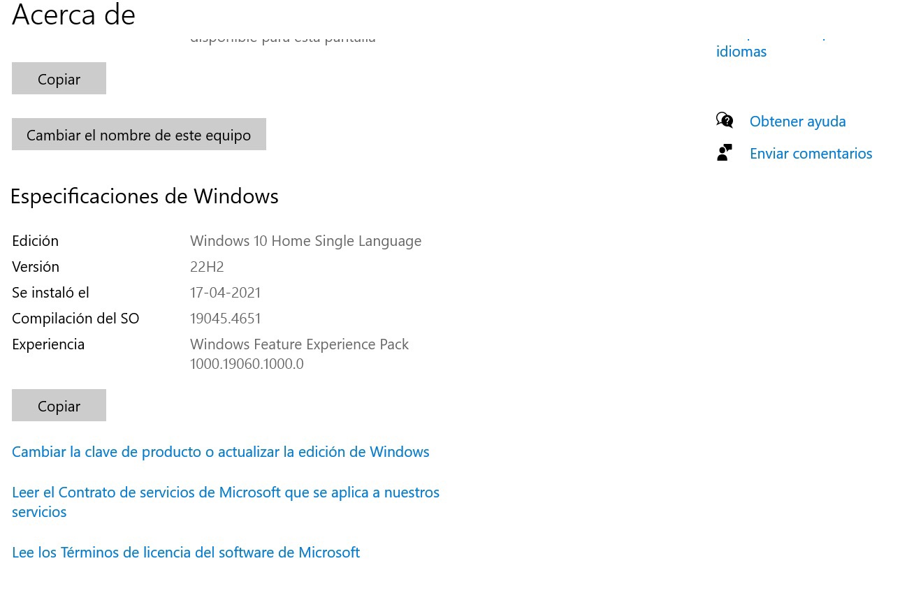 Versión Windows