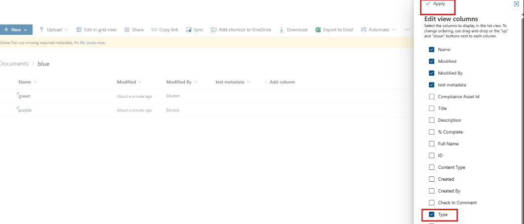 sharepoint folder colors missing - Microsoft Q&A