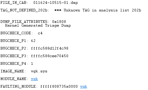 No driver found faulty but get BSOD : DRIVER_VERIFIER_DETECTED ...