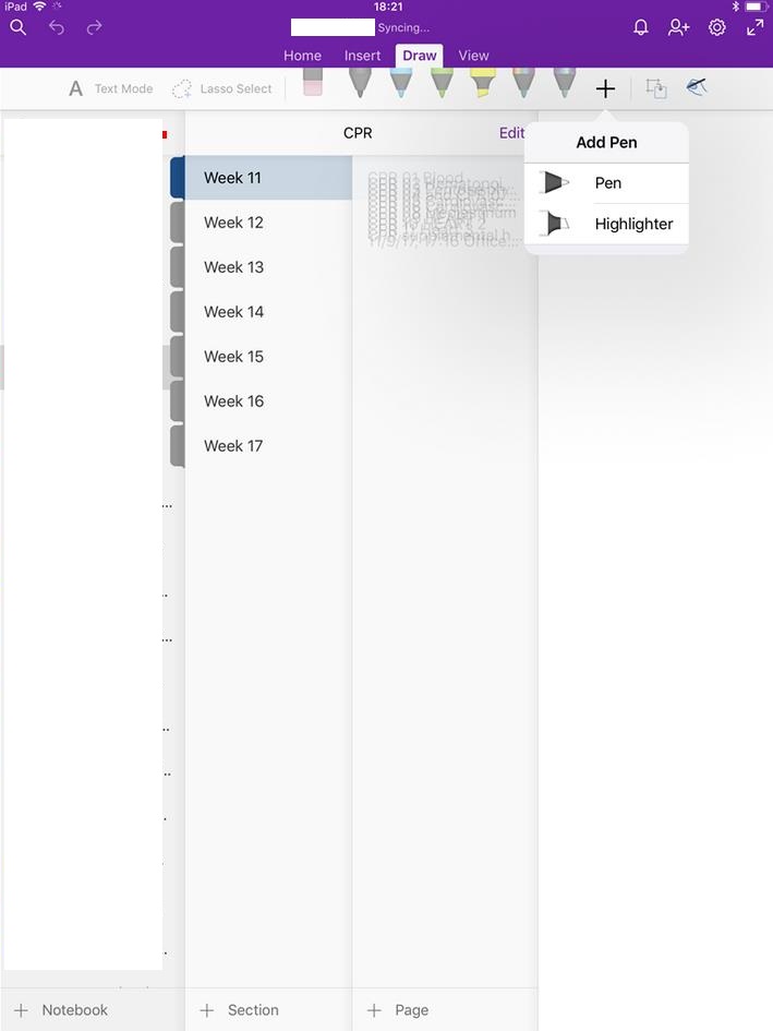 Marker option not appearing in 