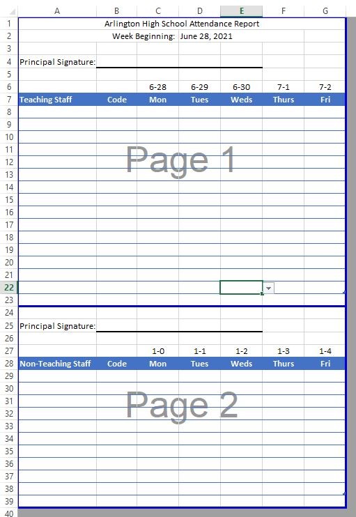 how to make page breaks move down when adding rows to an excel table ...