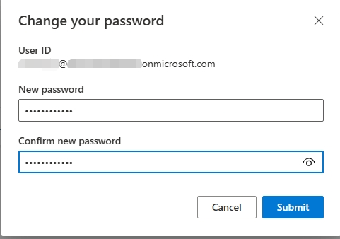 Password Change Problem - Microsoft Q&A