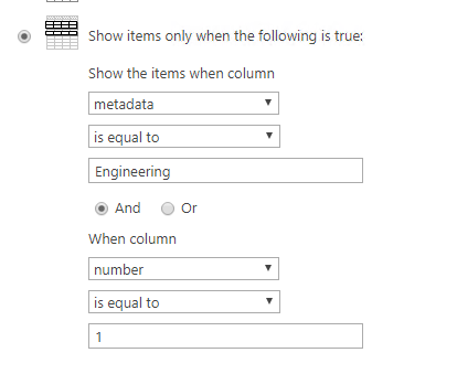 Modern filter doesn't work properly - Microsoft Q&A