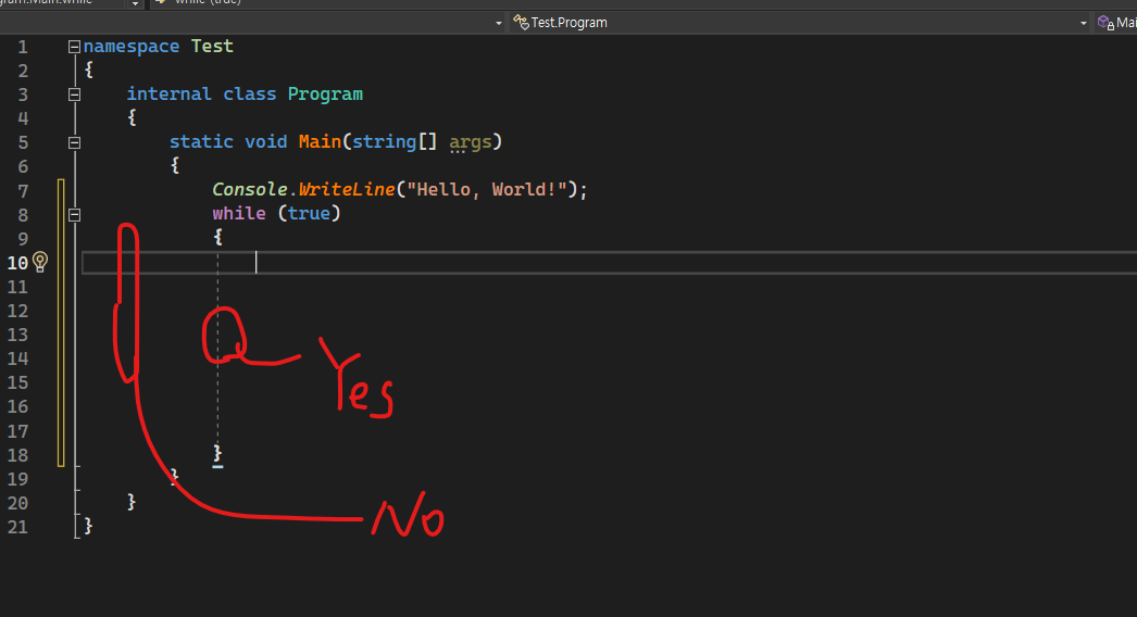My visual studio Structure Guidelines has bug - Microsoft Q&A