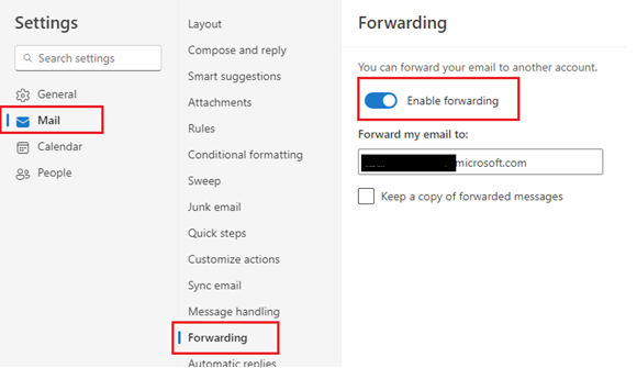 Exchange admin center bugs for manage email forwarding - Microsoft Q&A