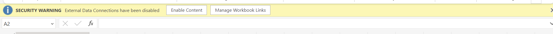 Can I enable content in Excel 365 Web permanently? - Microsoft Q&A