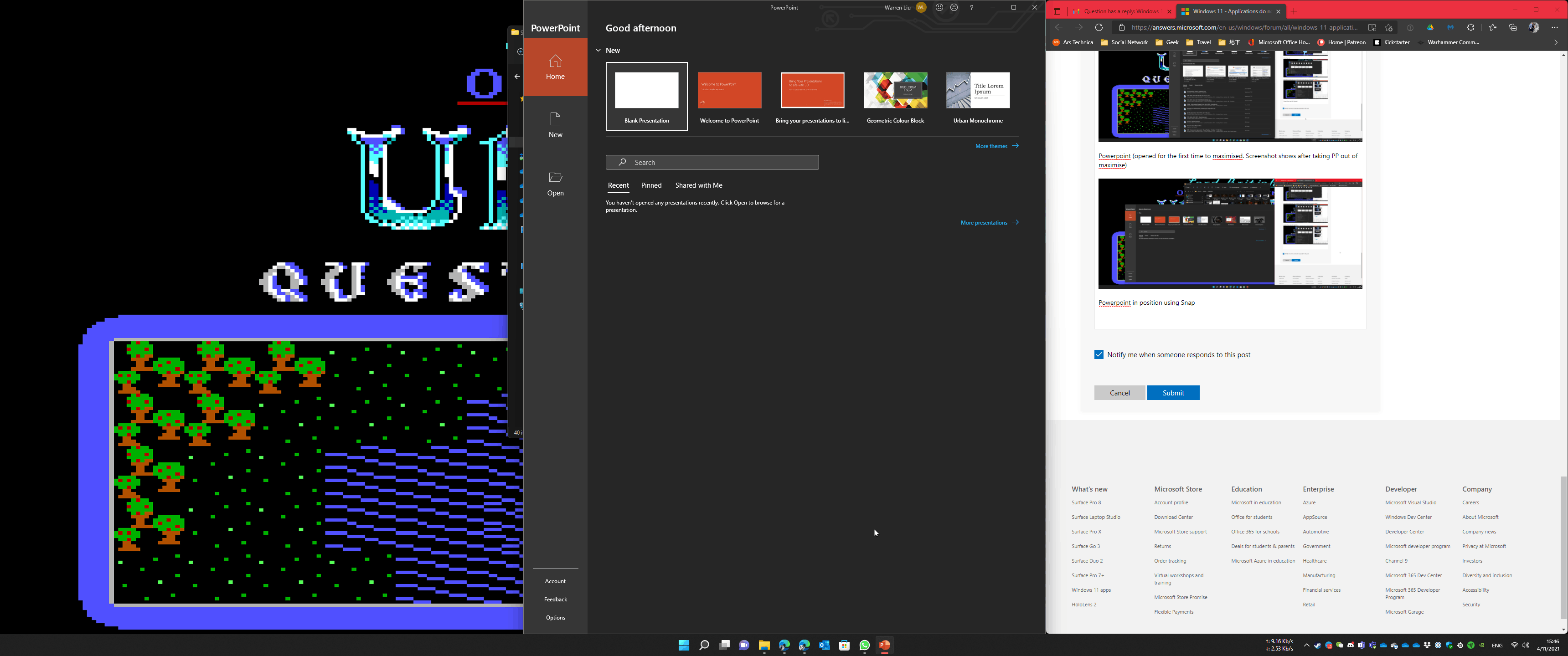 Windows 11 - Applications do not remember last size/location/layout ...
