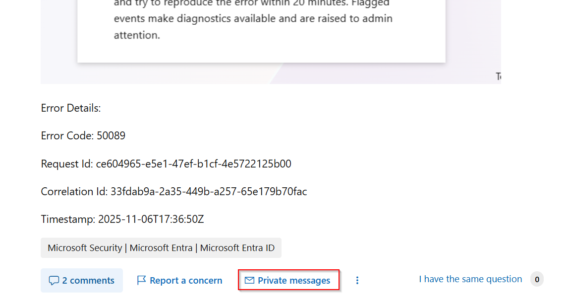 I can't sign in, my developer global admin was locked out - Microsoft Q&A